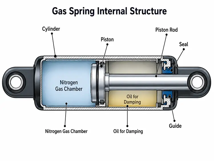 gas spring internal structure