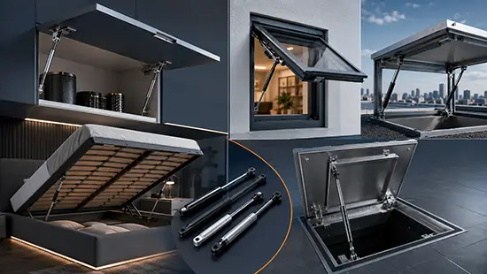 gas springs and dampers for Furniture House & Building