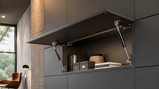 gas springs for Hidden storage doors