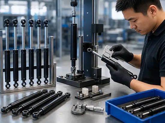 quality control for gas springs