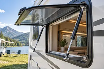 RV window gas struts