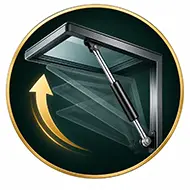 gas window struts smooth opening control